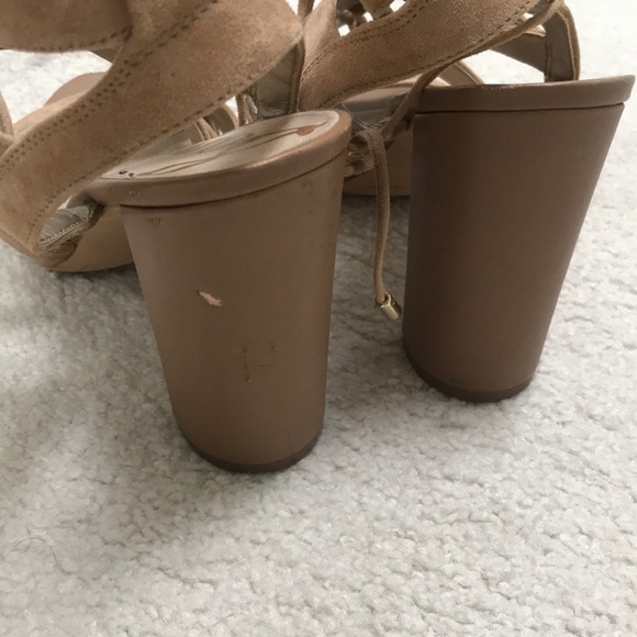 SOLD Sam Edelman Yardley Sandal - Tan Suede - Picture 4 of 5
